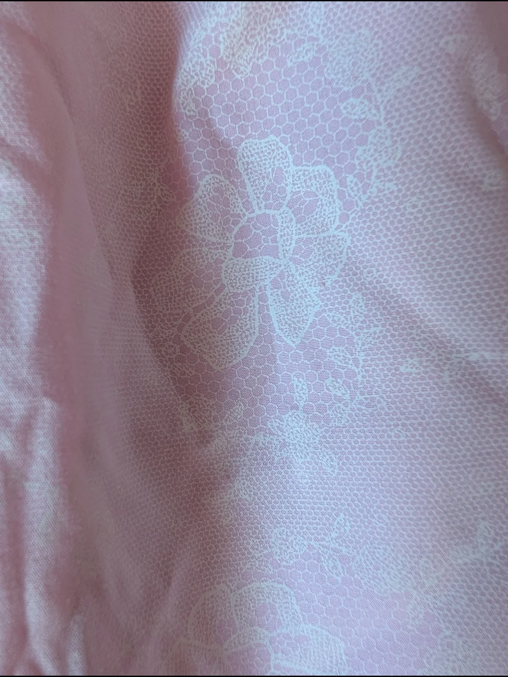 Toddler Pink Lace-Hem Dress